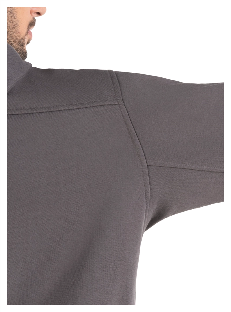 POLERON UNISEX HOODIE CANGURO PANAMA JACK - PJH025M | GRIS - 8