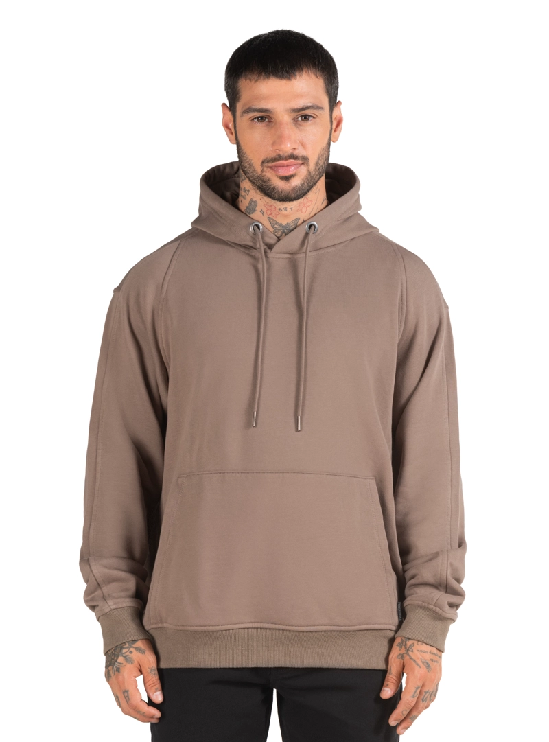 POLERON HOMBRE HOODIE CANGURO PANAMA JACK - PJH025M | MARRON - 1