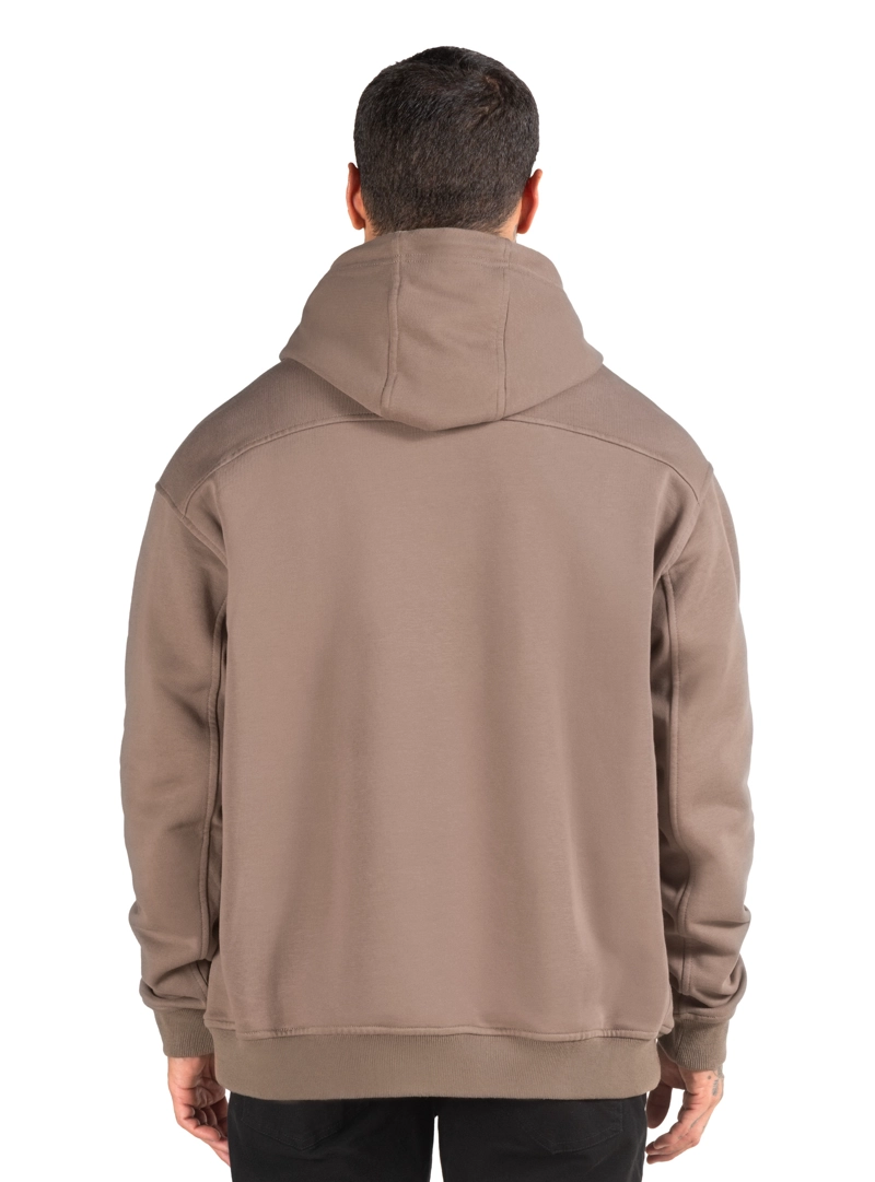 POLERON HOMBRE HOODIE CANGURO PANAMA JACK - PJH025M | MARRON - 2