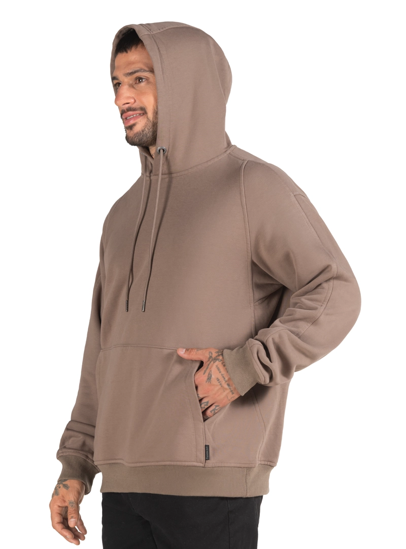 POLERON HOMBRE HOODIE CANGURO PANAMA JACK - PJH025M | MARRON - 4
