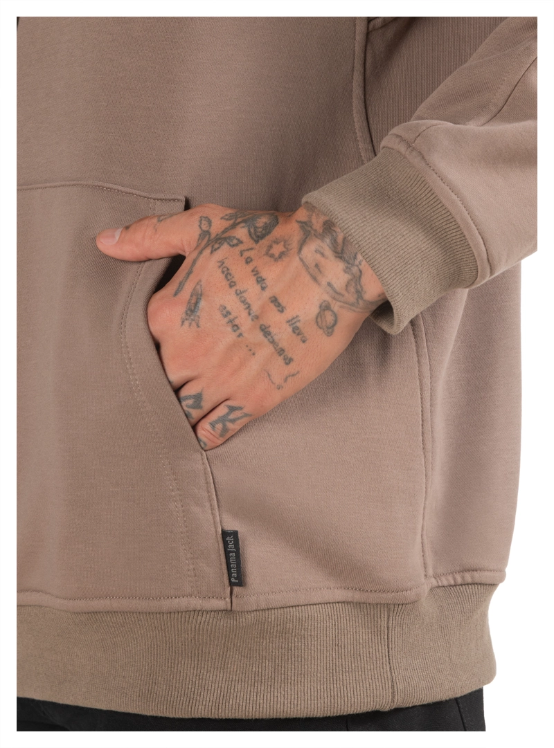 POLERON HOMBRE HOODIE CANGURO PANAMA JACK - PJH025M | MARRON - 6