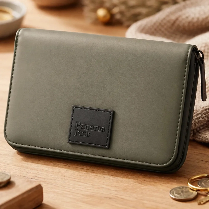 BILLETERA ENGOMADA UNISEX PANAMA JACK - L876 - 5