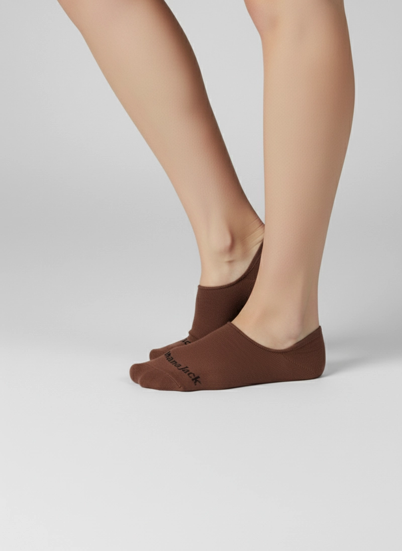 CALCETINES INVISIBLE ALGODON UNISEX PANAMA JACK - PJUCP07 | MARRON - 1