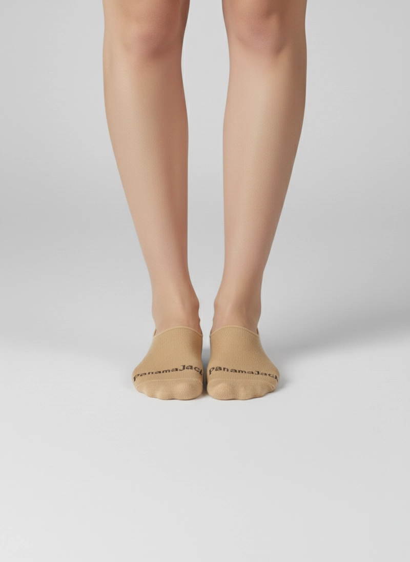 CALCETINES INVISIBLE ALGODON UNISEX PANAMA JACK - PJUCP07 | MARRON CLARO - 1