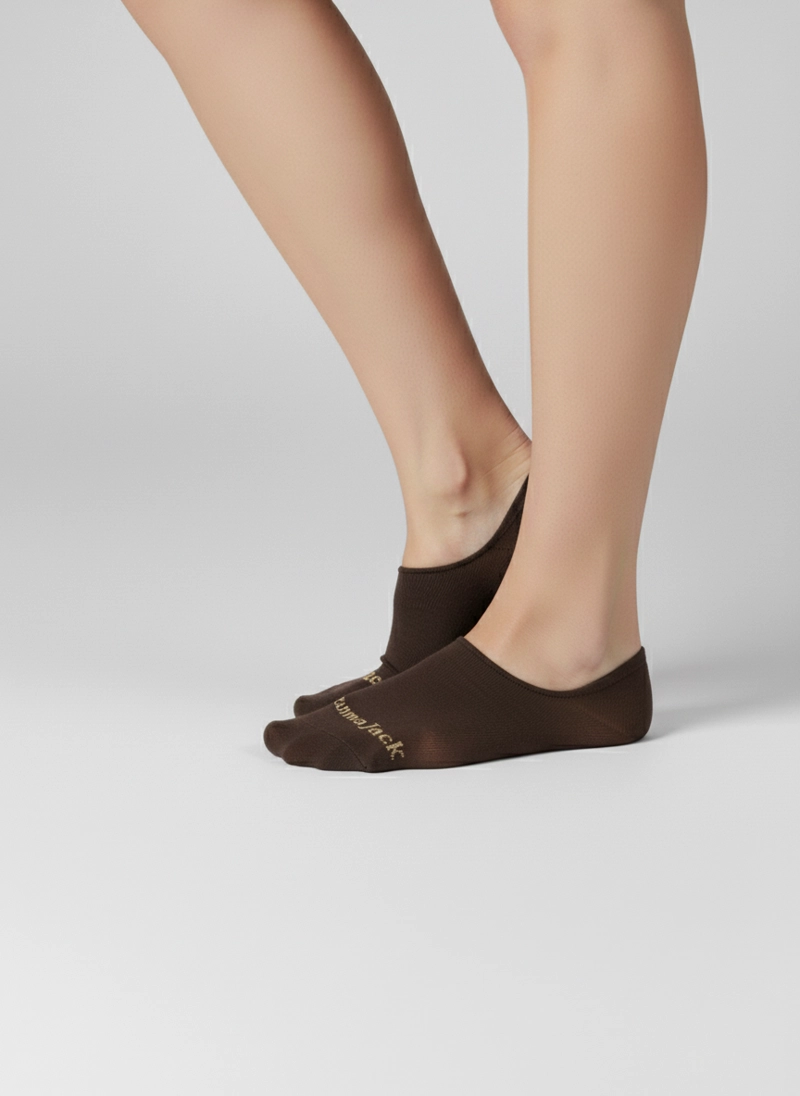 CALCETINES INVISIBLE ALGODON UNISEX PANAMA JACK - PJUCP07 | MARRON OSCURO - 4