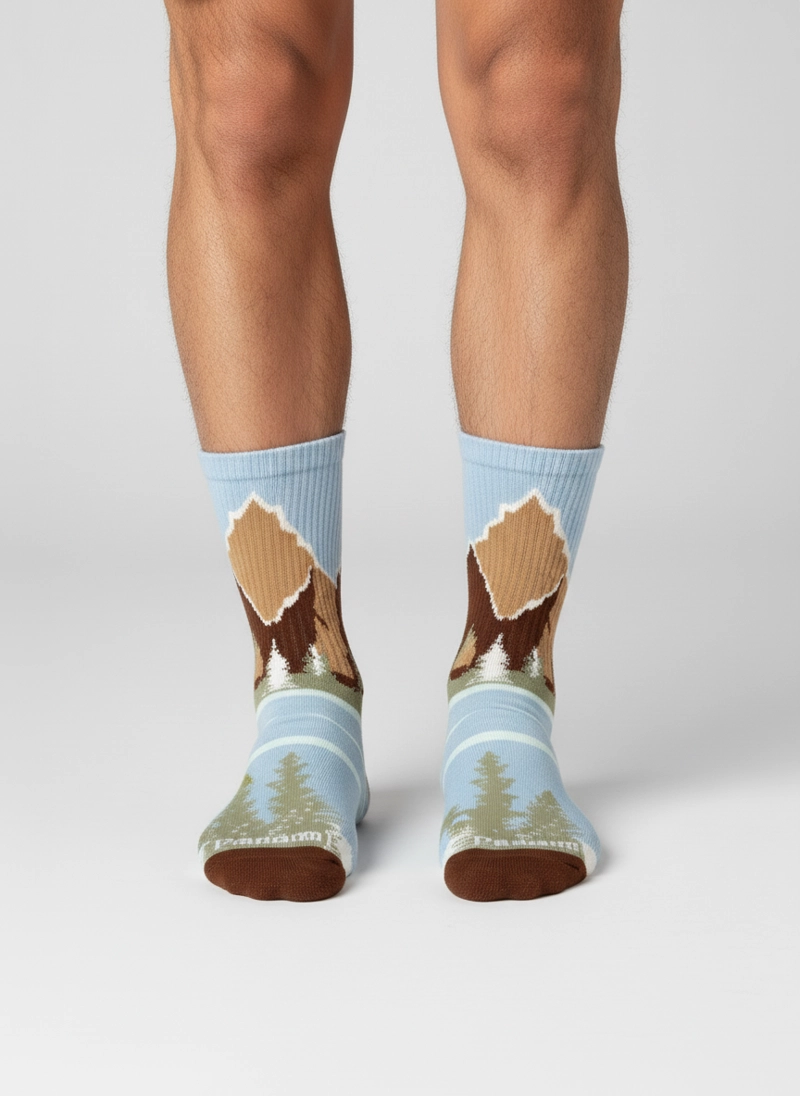 CALCETINES ALGODON CASUAL UNISEX PANAMA JACK - PJUCP05 | CELESTE - 2