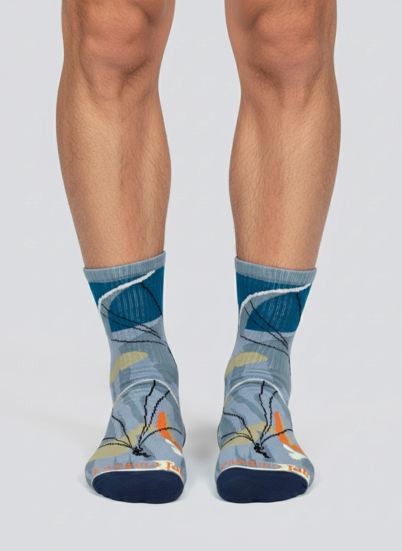 CALCETINES ALGODON CASUAL UNISEX PANAMA JACK - PJUCP05 | AZUL - 2