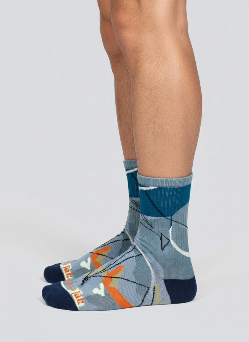 CALCETINES ALGODON CASUAL UNISEX PANAMA JACK - PJUCP05 | AZUL - 3