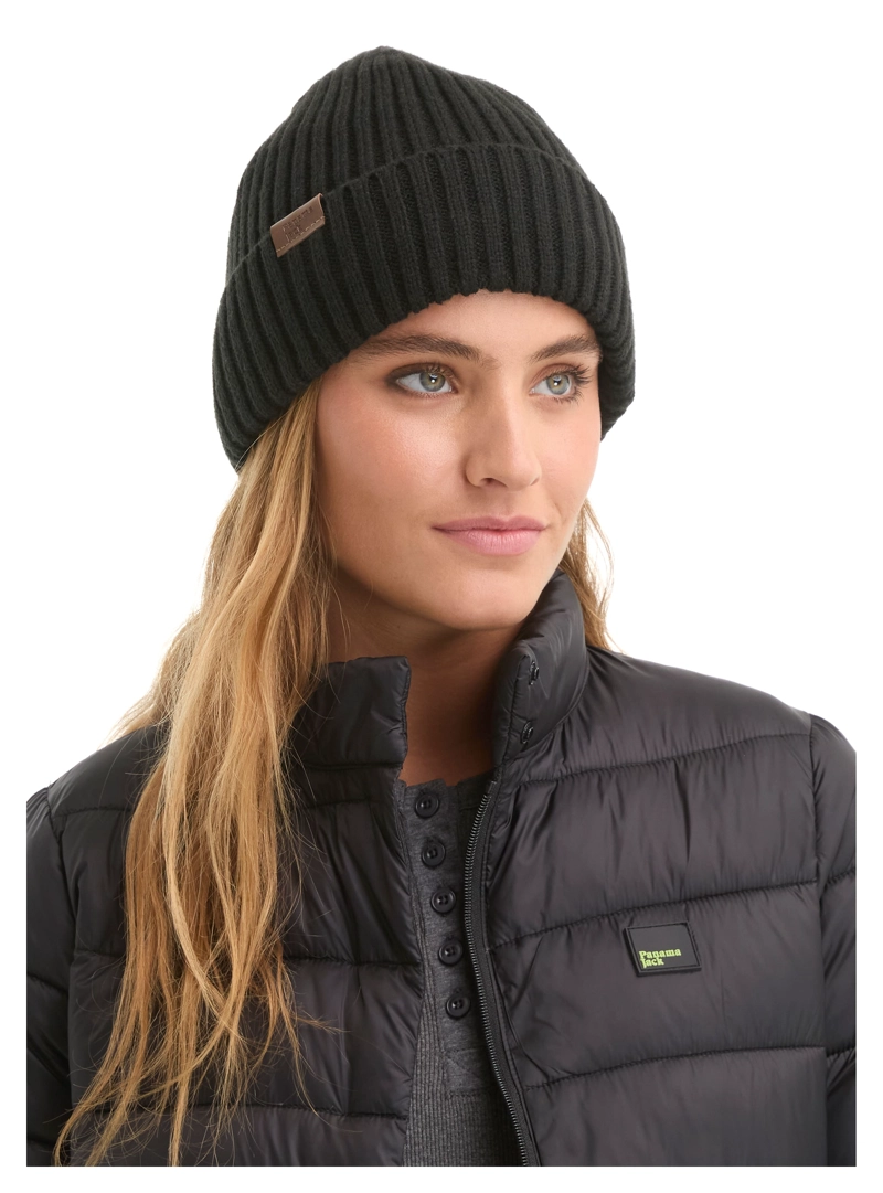 GORRO LANA Y POLAR UNISEX CASUAL PANAMA JACK - L933 | NEGRO - 1