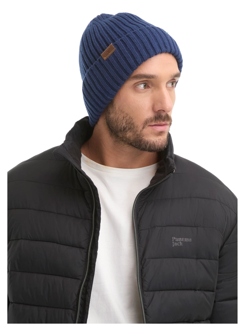 GORRO LANA Y POLAR UNISEX CASUAL PANAMA JACK - L933 | AZUL - 1