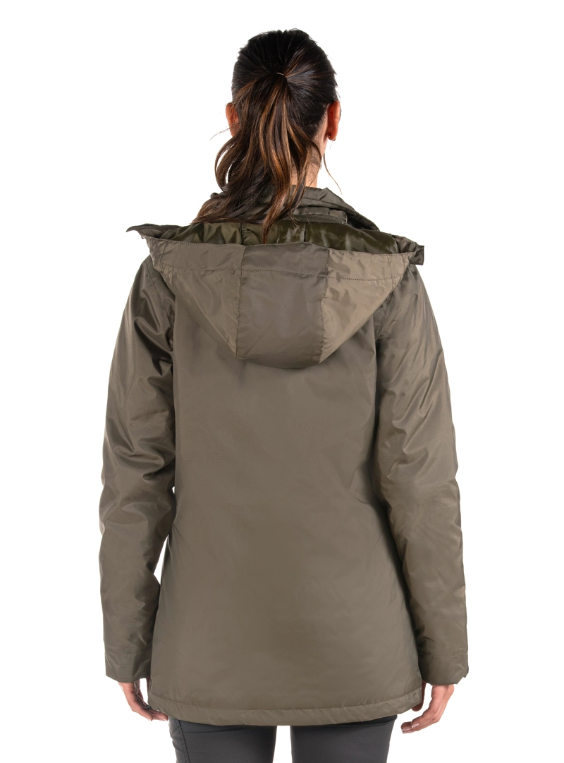 PARKA MUJER IMPERMEABLE LARGA OUTDOOR PANAMA JACK - PJM008M | VERDE - 3