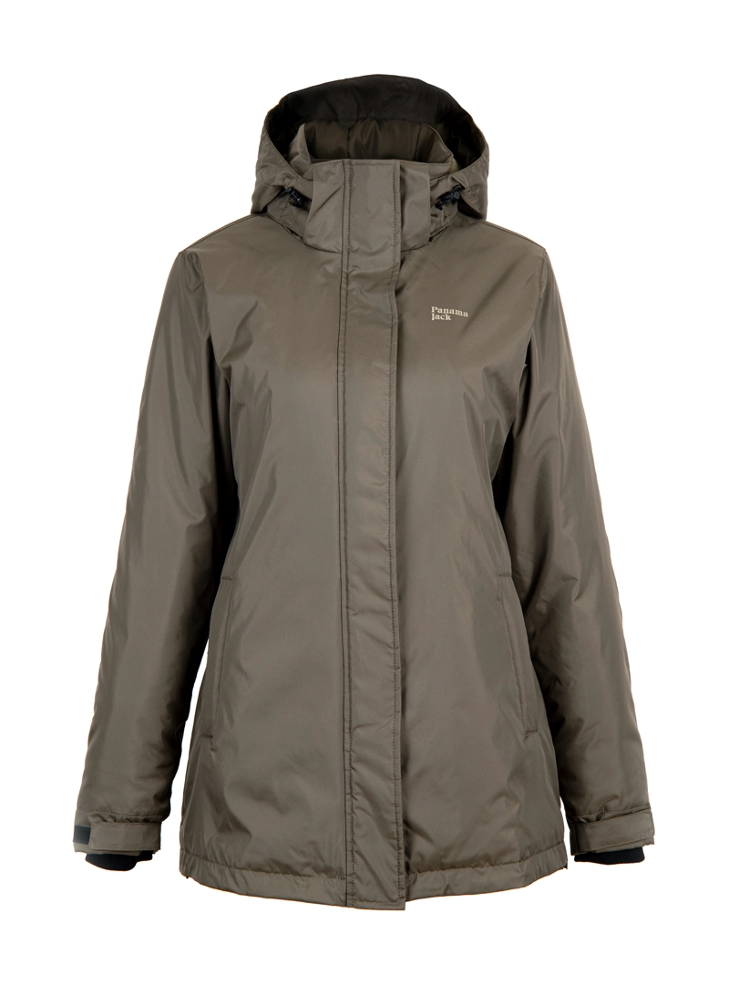 PARKA MUJER IMPERMEABLE LARGA OUTDOOR PANAMA JACK - PJM008M | VERDE - 8