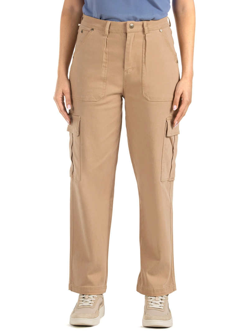 PANTALON MUJER CARGO VESTIR CASUAL PANAMA JACK - PJM012M | MARRON CLARO - 2