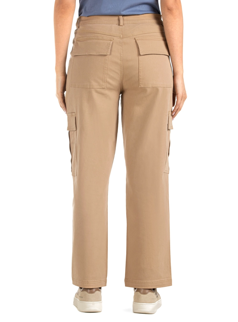 PANTALON MUJER CARGO VESTIR CASUAL PANAMA JACK - PJM012M | MARRON CLARO - 3