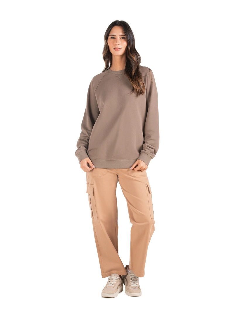 PANTALON MUJER CARGO VESTIR CASUAL PANAMA JACK - PJM012M | MARRON CLARO - 8