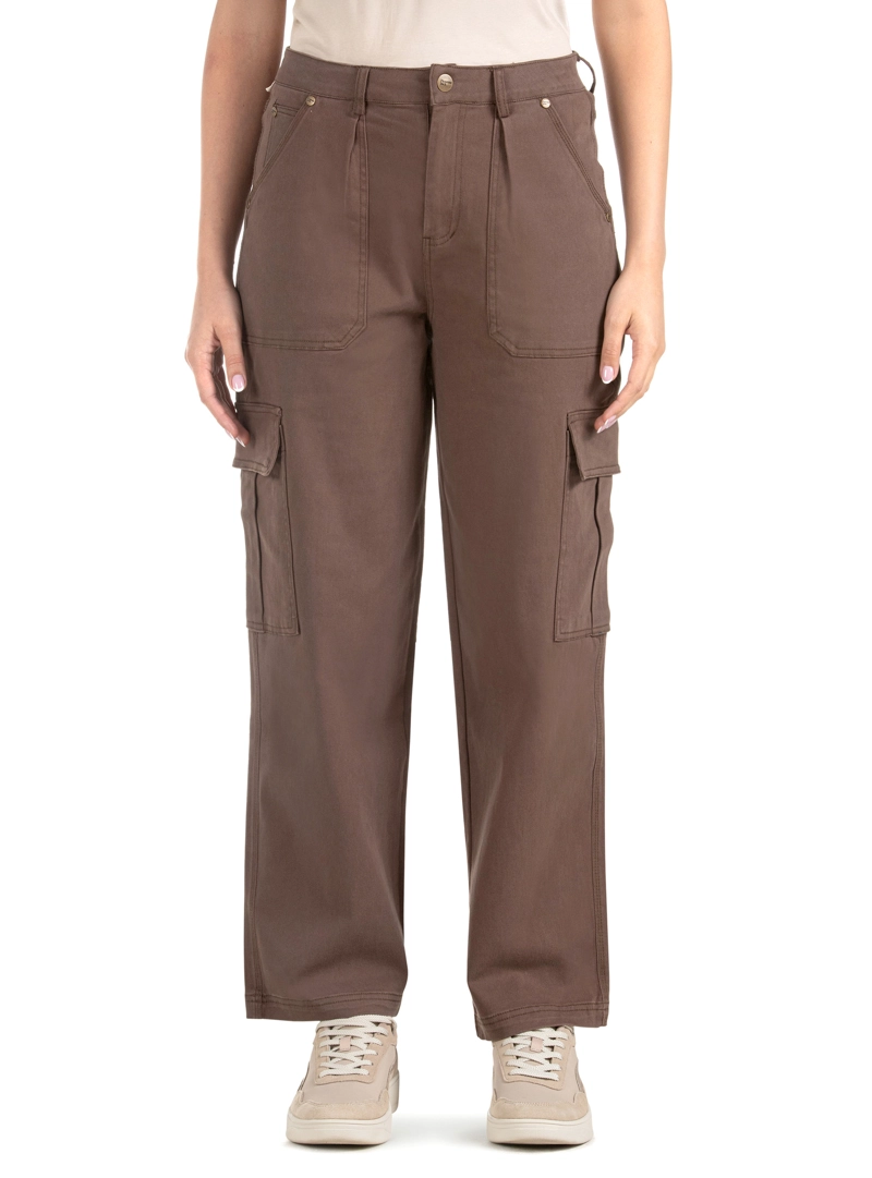 PANTALON MUJER CARGO VESTIR CASUAL PANAMA JACK - PJM012M | MARRON - 2