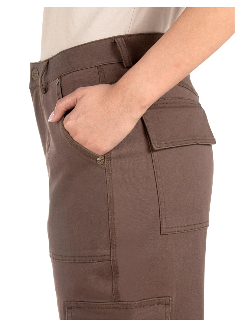 PANTALON MUJER CARGO VESTIR CASUAL PANAMA JACK - PJM012M | MARRON - 6