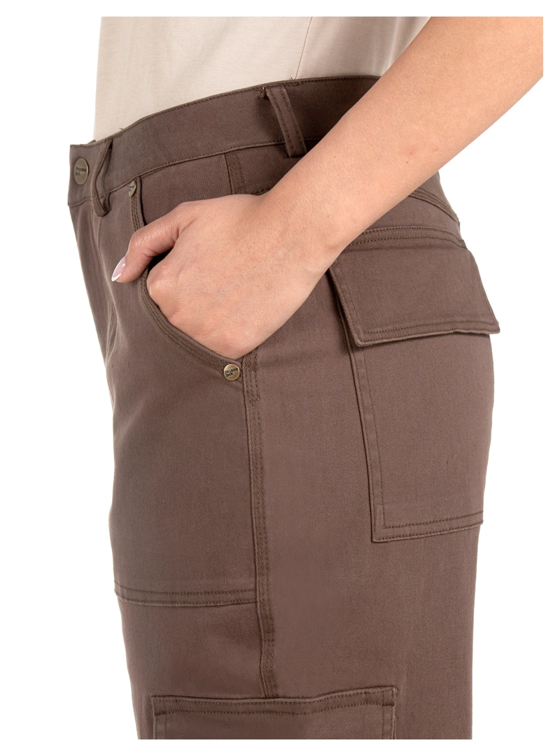 PANTALON MUJER CARGO VESTIR CASUAL PANAMA JACK - PJM012M | MARRON - 6