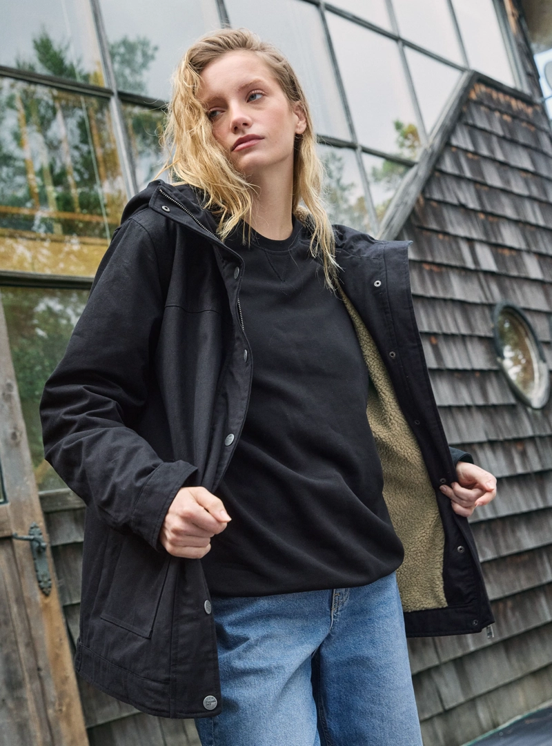 CHAQUETA MUJER CANVAS CHIPORRO PANANA JACK- PJM011M | NEGRO - 1