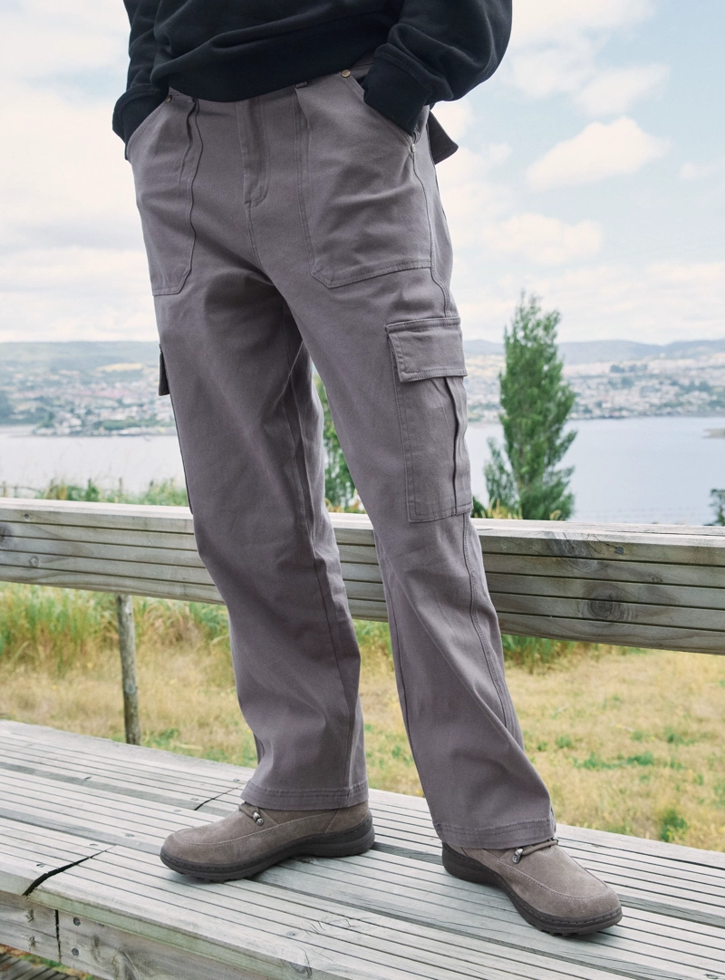 PANTALON MUJER CARGO VESTIR CASUAL PANAMA JACK - PJM012M | GRIS - 1