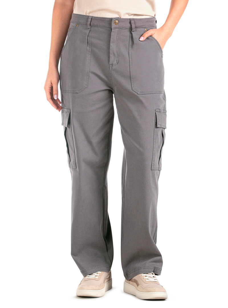 PANTALON MUJER CARGO VESTIR CASUAL PANAMA JACK - PJM012M | GRIS - 2