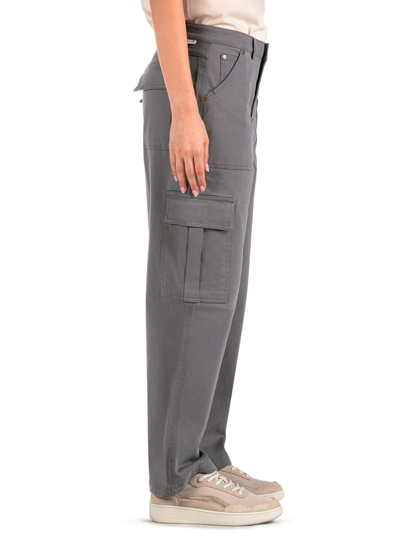 PANTALON MUJER CARGO VESTIR CASUAL PANAMA JACK - PJM012M | GRIS - 4