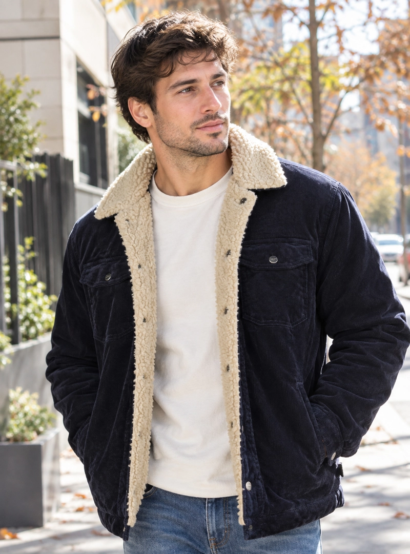CHAQUETA HOMBRE COTELE CHIPORRO PANAMA JACK - PJH022M | AZUL - 1