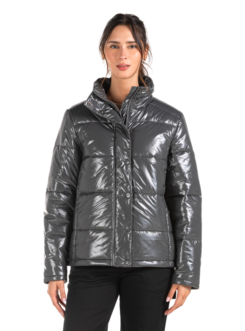 PARKA MUJER ACOLCHADA PANAMA JACK - PJM009M | GRIS - 1