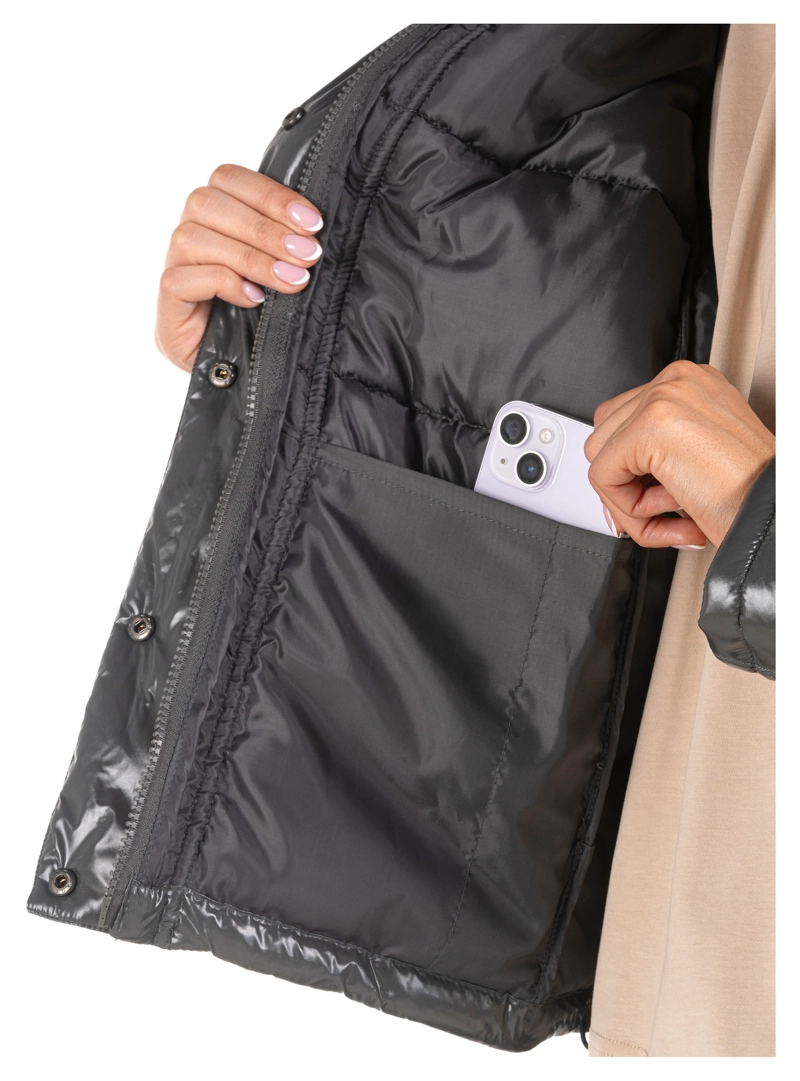 PARKA MUJER ACOLCHADA PANAMA JACK - PJM009M | GRIS - 6