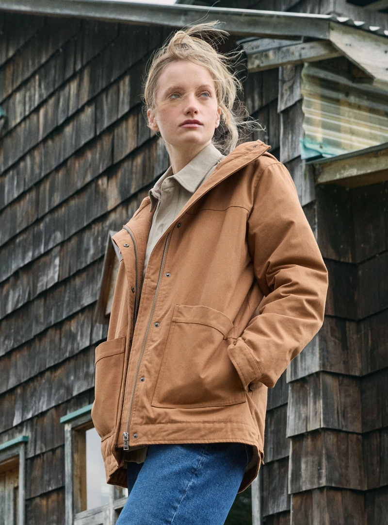 CHAQUETA MUJER CANVAS CHIPORRO PANANA JACK- PJM011M | MARRON CLARO - 1