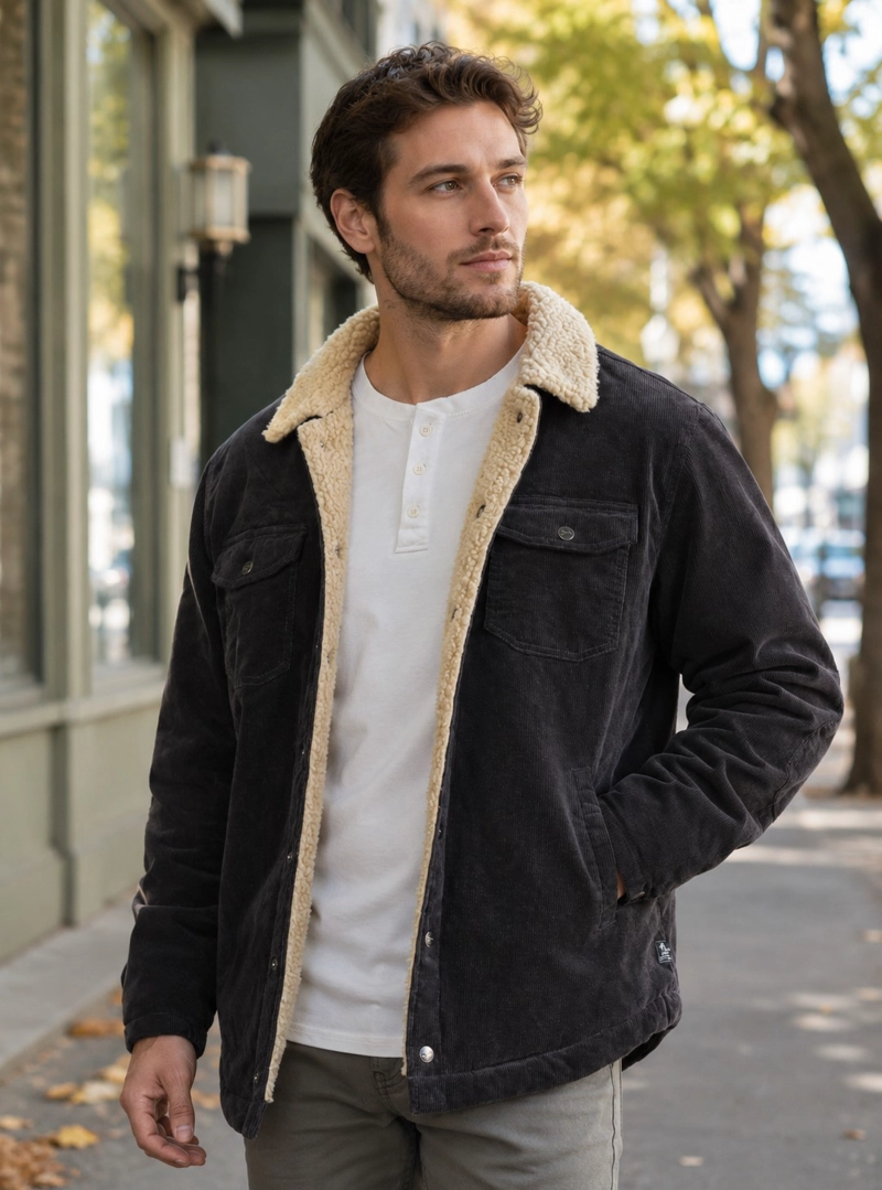 CHAQUETA HOMBRE COTELE  CHIPORRO PANAMA JACK - PJH022M | GRIS - 1