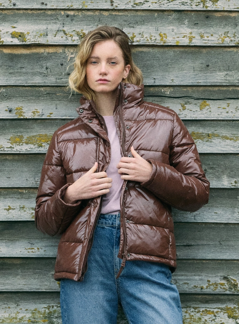 PARKA MUJER ACOLCHADA PANAMA JACK - PJM009M | MARRON - 1