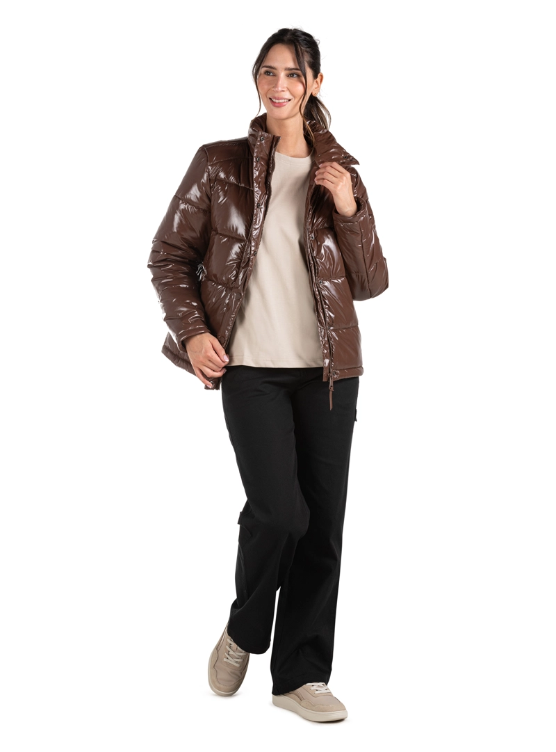 PARKA MUJER ACOLCHADA PANAMA JACK - PJM009M | MARRON - 9