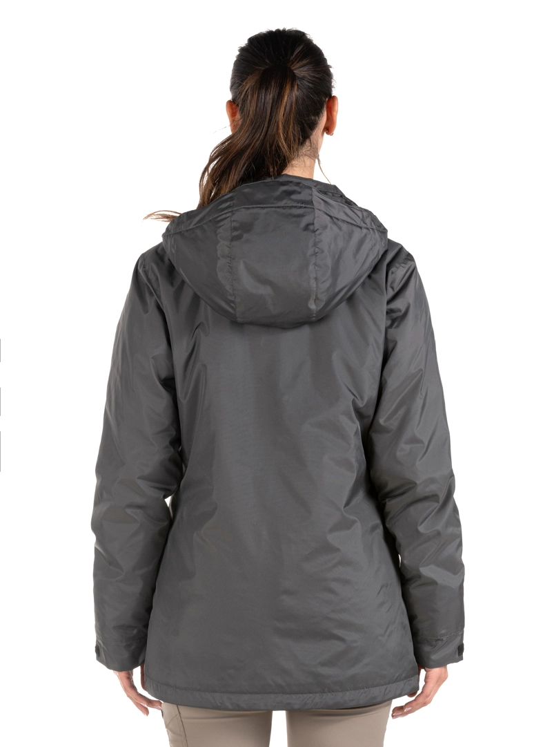PARKA MUJER IMPERMEABLE LARGA OUTDOOR PANAMA JACK - PJM008M | GRIS - 3