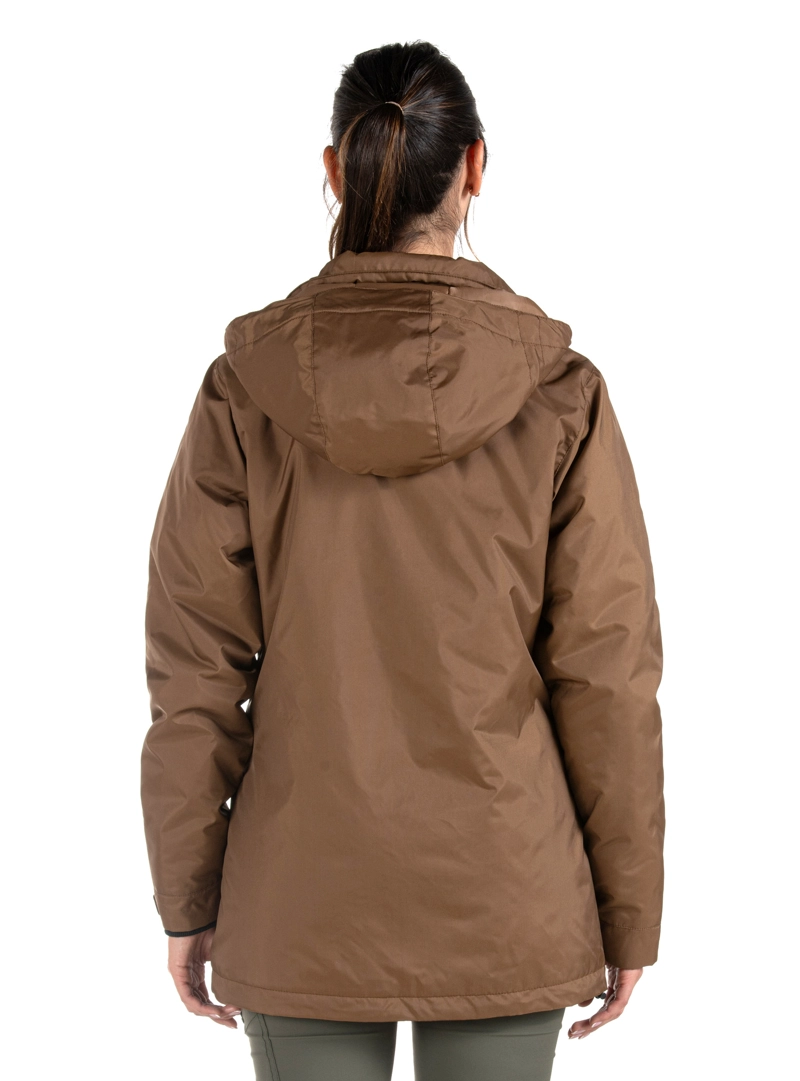 PARKA MUJER IMPERMEABLE LARGA OUTDOOR PANAMA JACK - PJM008M | MARRON - 3