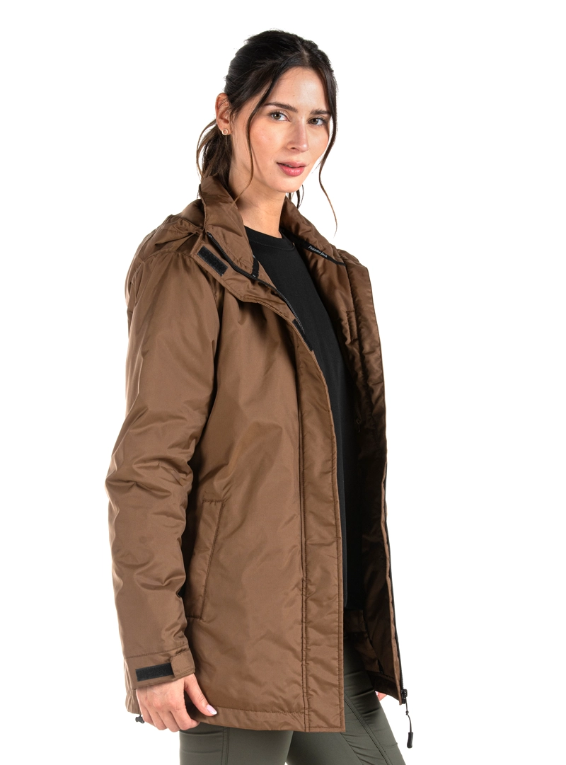 PARKA MUJER IMPERMEABLE LARGA OUTDOOR PANAMA JACK - PJM008M | MARRON - 5