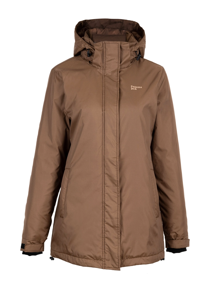 PARKA MUJER IMPERMEABLE LARGA OUTDOOR PANAMA JACK - PJM008M | MARRON - 7