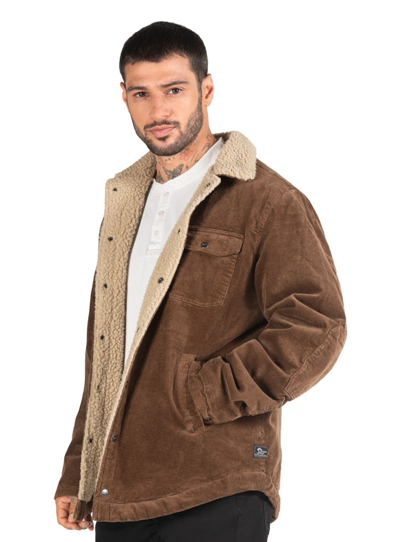 CHAQUETA HOMBRE COTELE  CHIPORRO PANAMA JACK - PJH022M | MARRON CLARO - 4