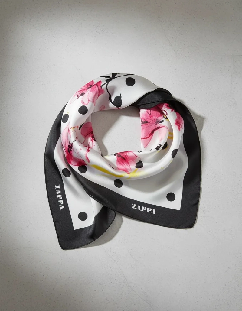 PAÑUELO MUJER CASUAL (GRANDE) ZAPPA - K825 | BLANCO - 2