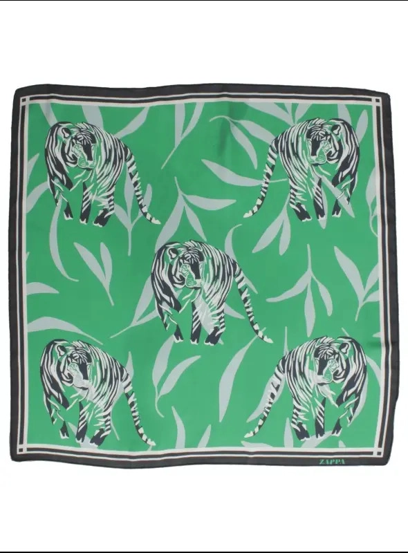 PAÑUELO MUJER FULL PRINT (PEQUEÑO) ZAPPA - K824 | VERDE - 2