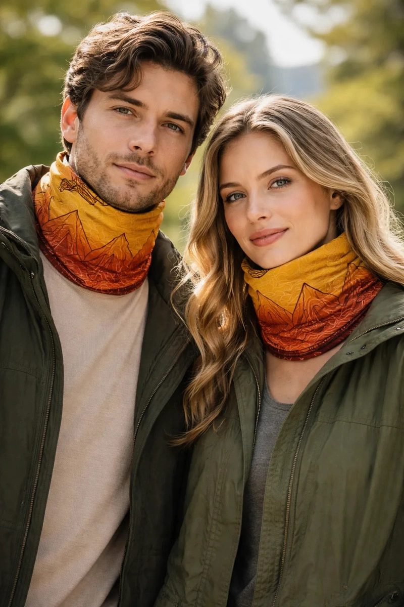 BANDANA DEPORTIVA Y CASUAL UNISEX PANAMA JACK - J905 | NARANJA - 1