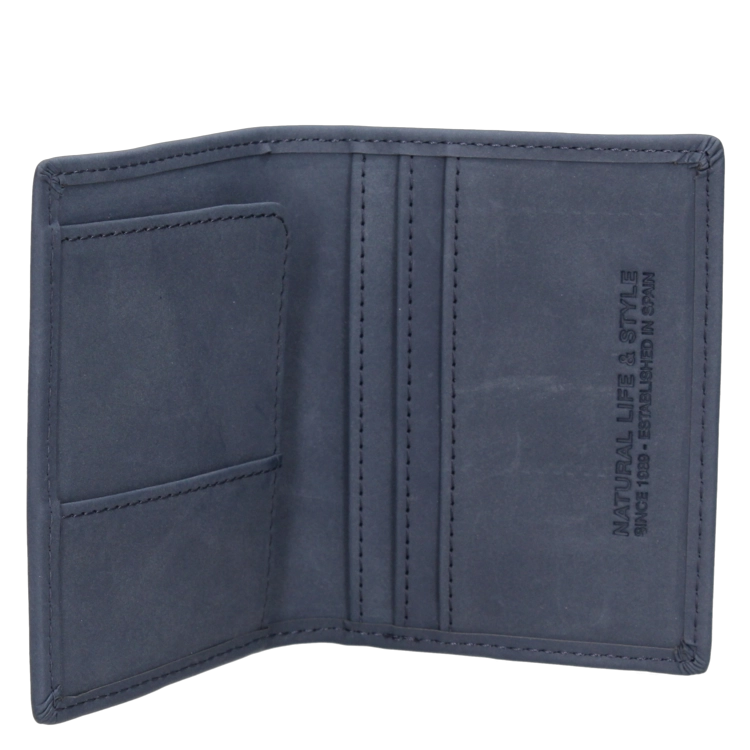 BILLETERA CUERO HOMBRE PANAMA JACK - H918 | AZUL - 3