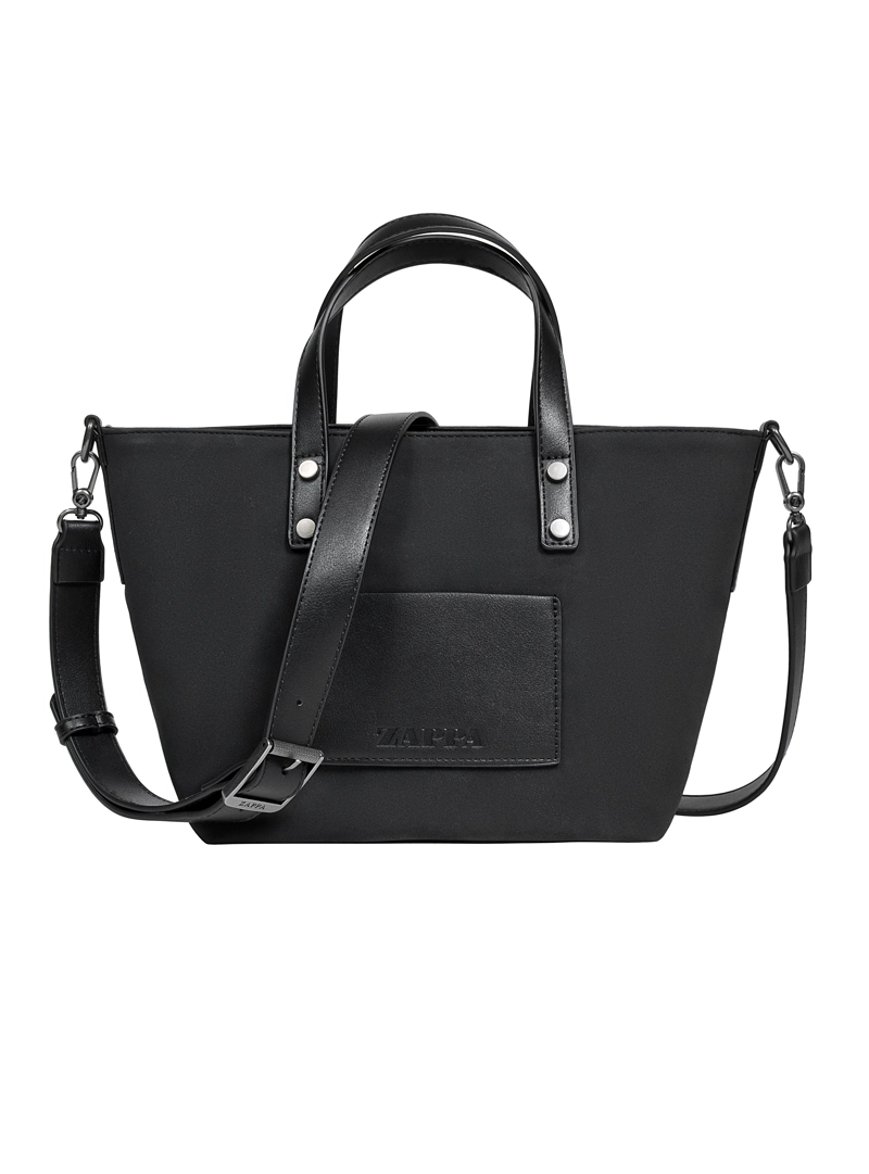 CARTERA BANDOLERA EFECTO GAMUZA ZAPPA - ZAM019X | NEGRO
