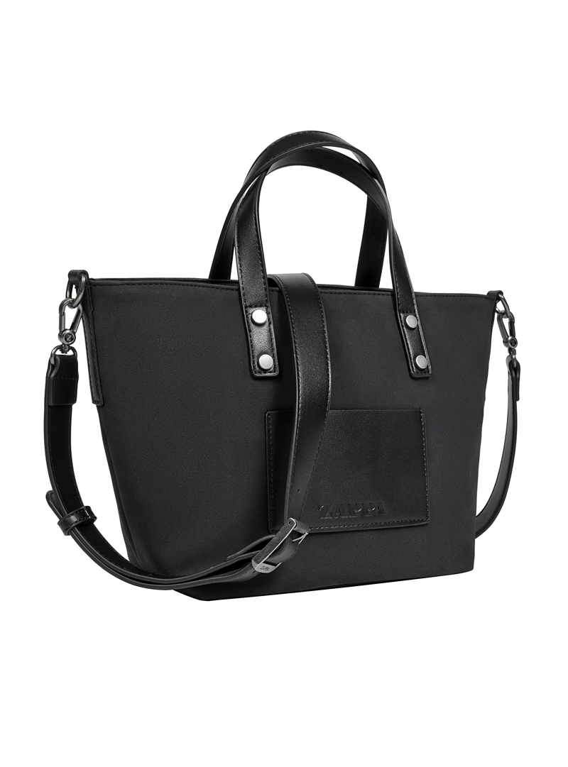 CARTERA BANDOLERA EFECTO GAMUZA ZAPPA - ZAM019X | NEGRO - 4