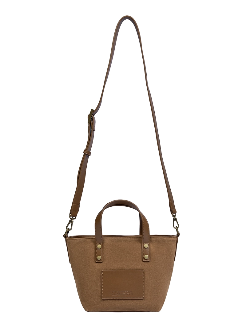CARTERA BANDOLERA EFECTO GAMUZA ZAPPA - ZAM021X | MARRON CLARO - 7