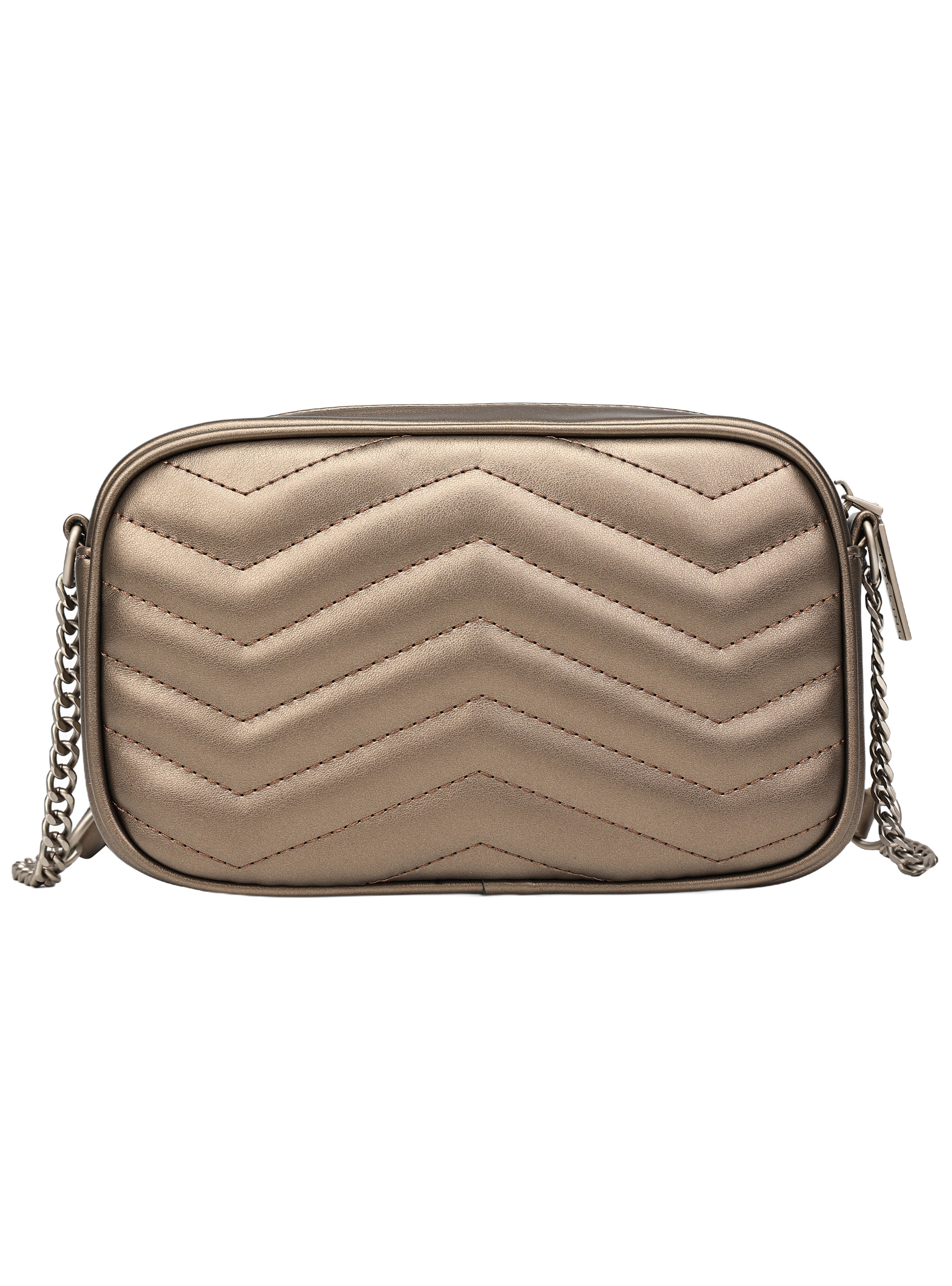 CARTERA BANDOLERA DETALLE CADENA POLLINI - POM034X | GRIS - 3