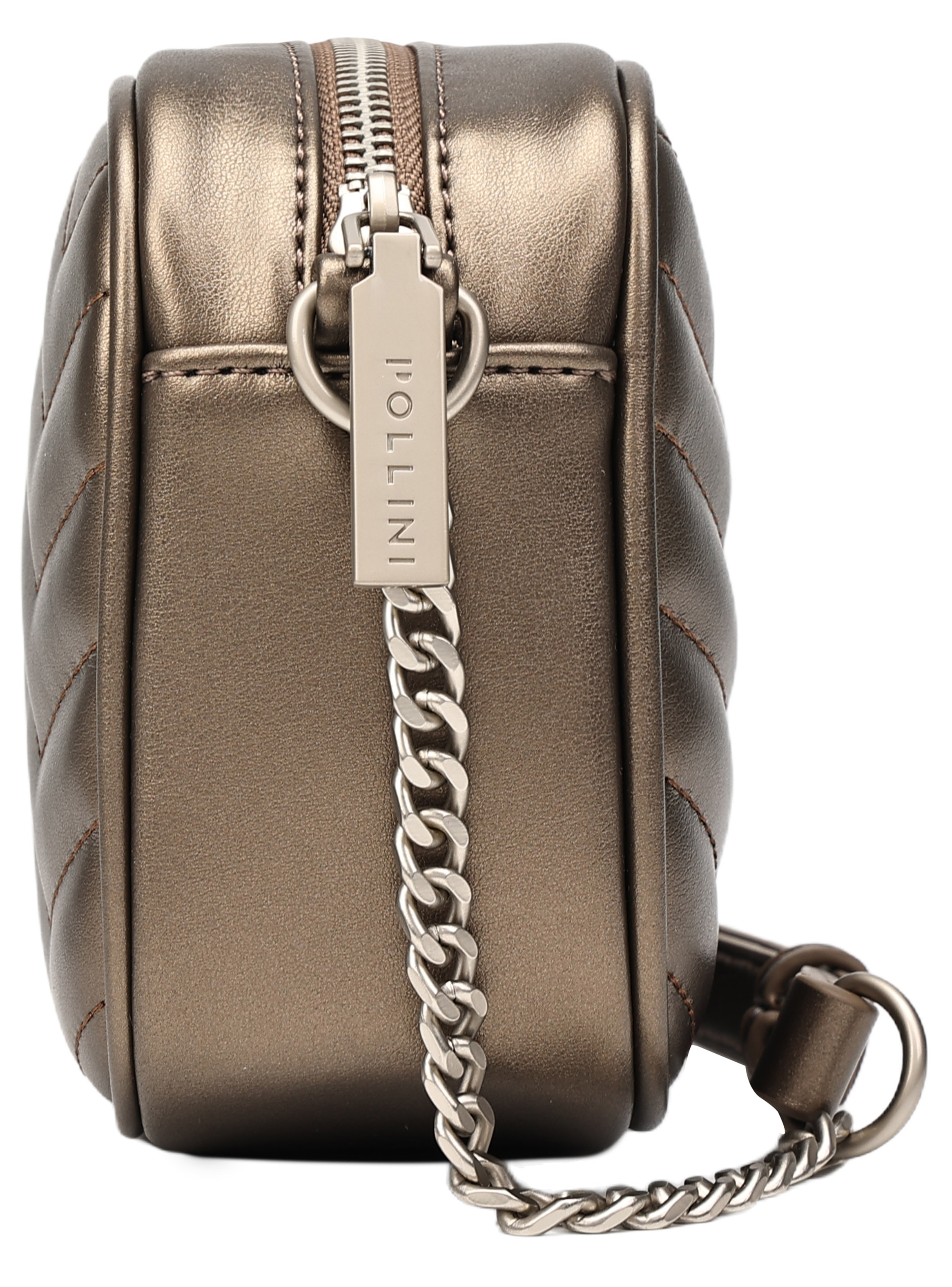 CARTERA BANDOLERA DETALLE CADENA POLLINI - POM034X | GRIS - 4