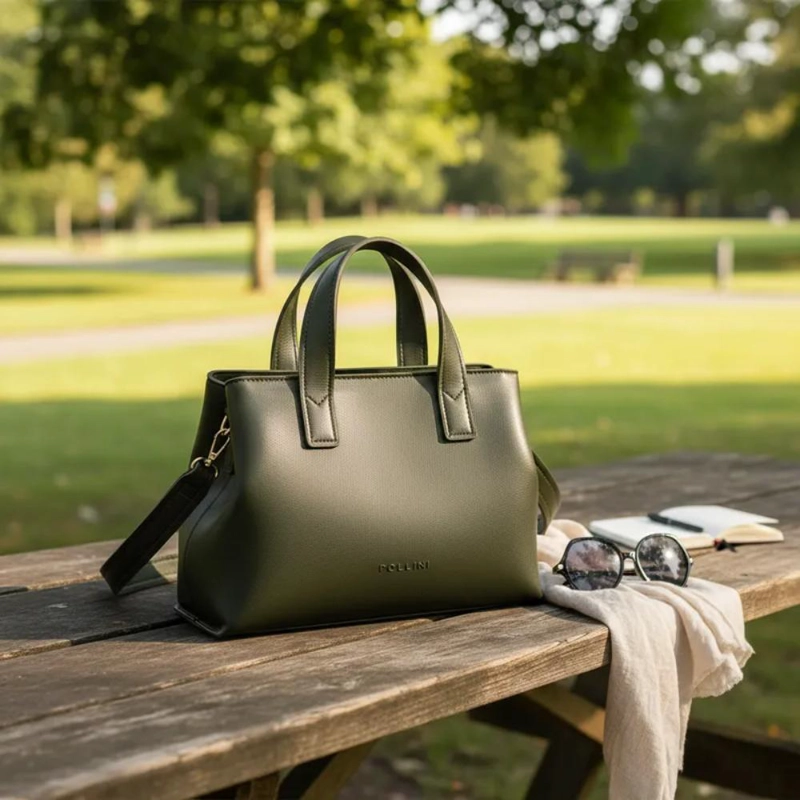 CARTERA BANDOLERA CASUAL POLLINI - POM024X | VERDE - 6