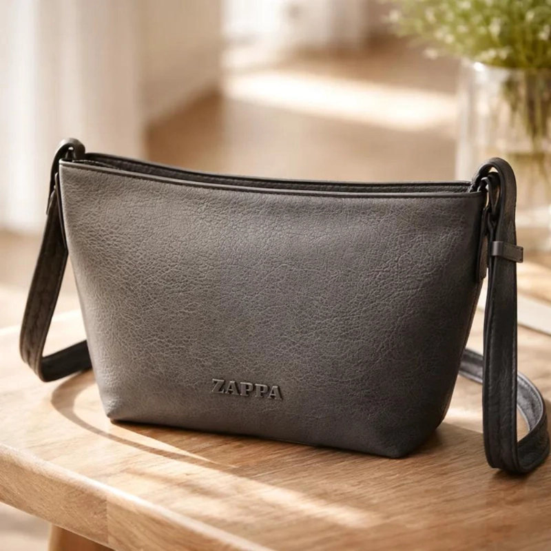 CARTERA BANDOLERA LIVIANA ZAPPA - ZAM025X | GRIS OSCURO - 6