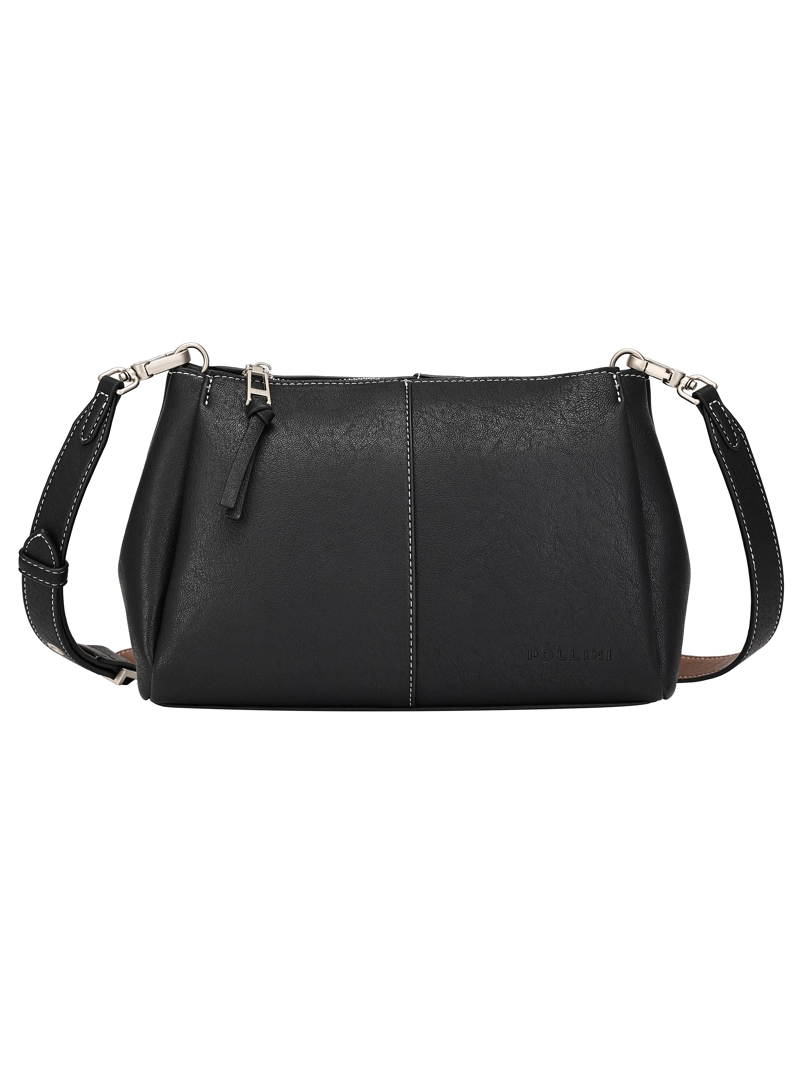 CARTERA BANDOLERA CASUAL POLLINI - POM004X | NEGRO - 1
